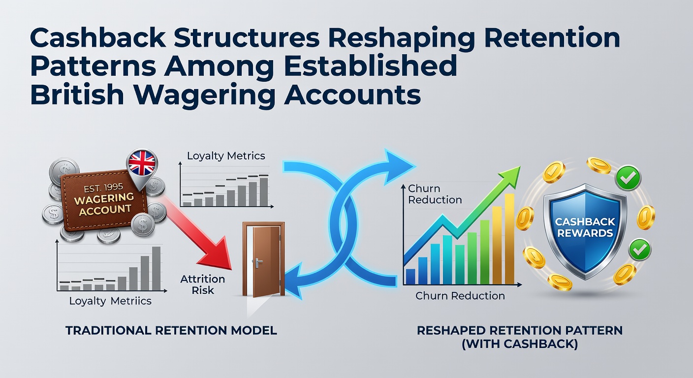 Cashback offers displayed on British betting platform interfaces with retention metrics