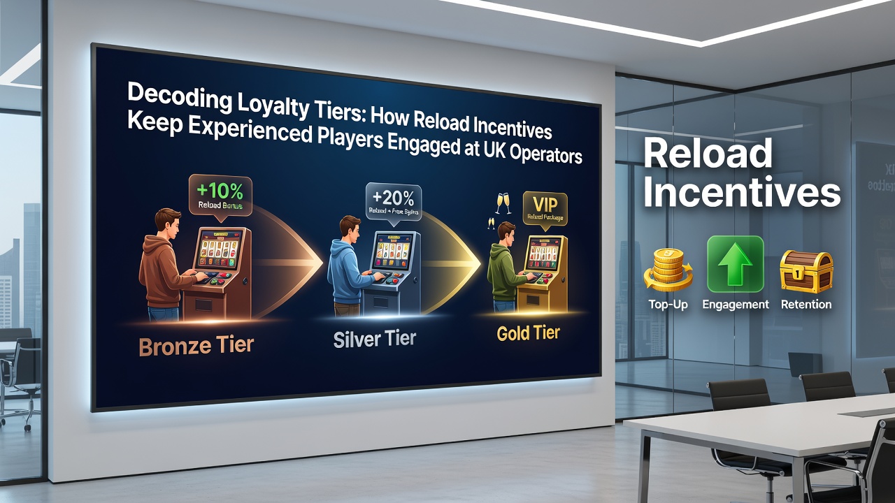 Chart displaying average retention rates for loyalty tier members versus non-members at UK operators over a 12-month period