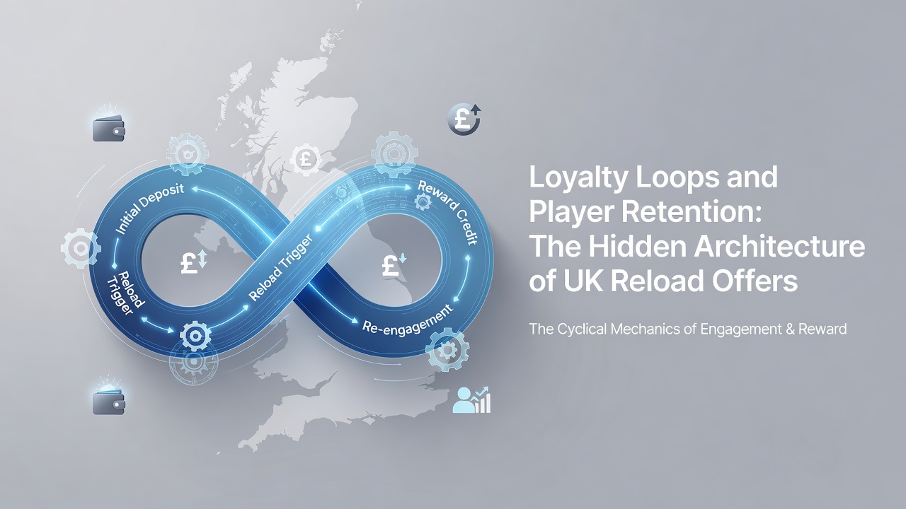 Illustration showing interconnected loyalty loops in UK betting platforms with reload bonus pathways